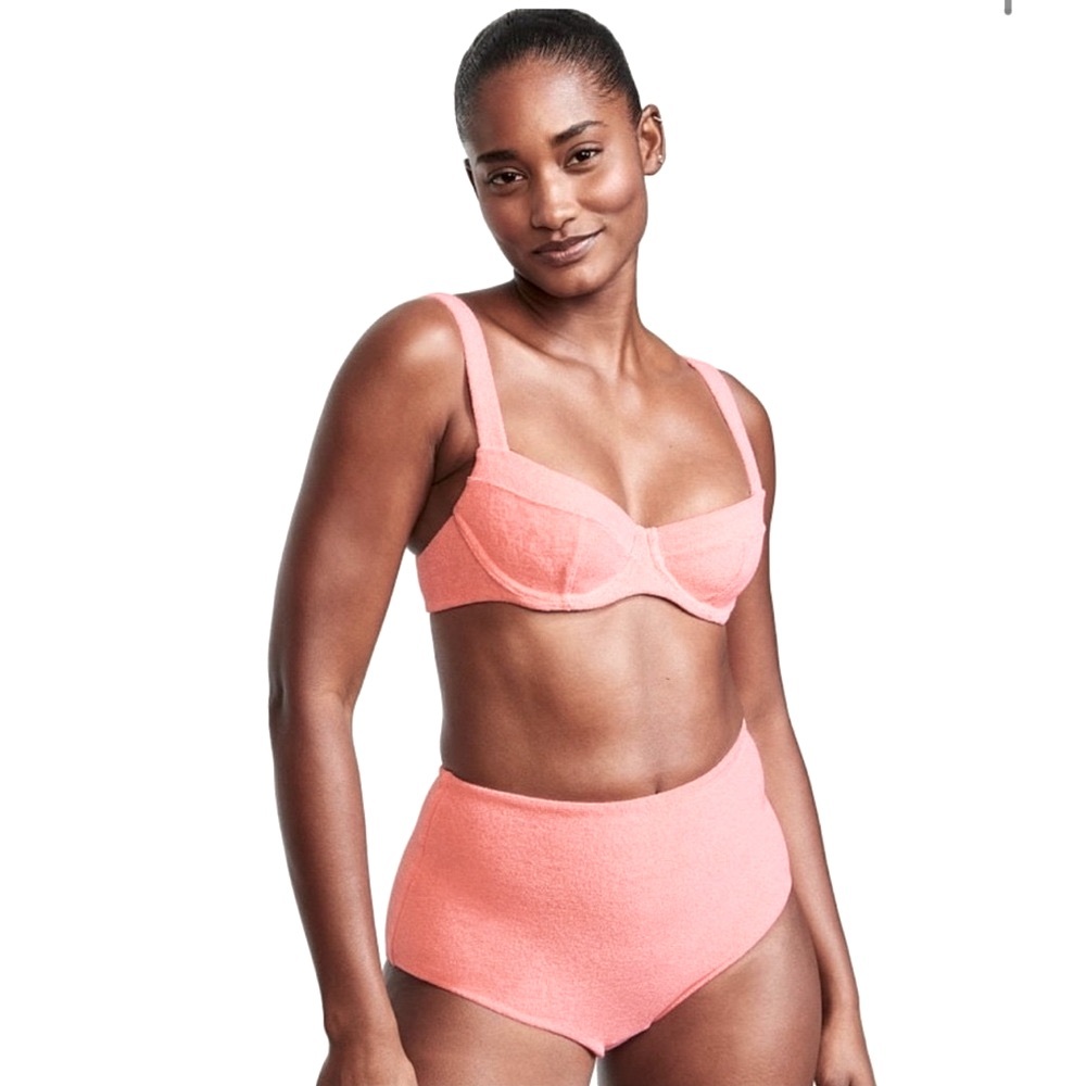 Victorias Secret Set Wicked Push Up without padding terry Bikini Top &
Bottom